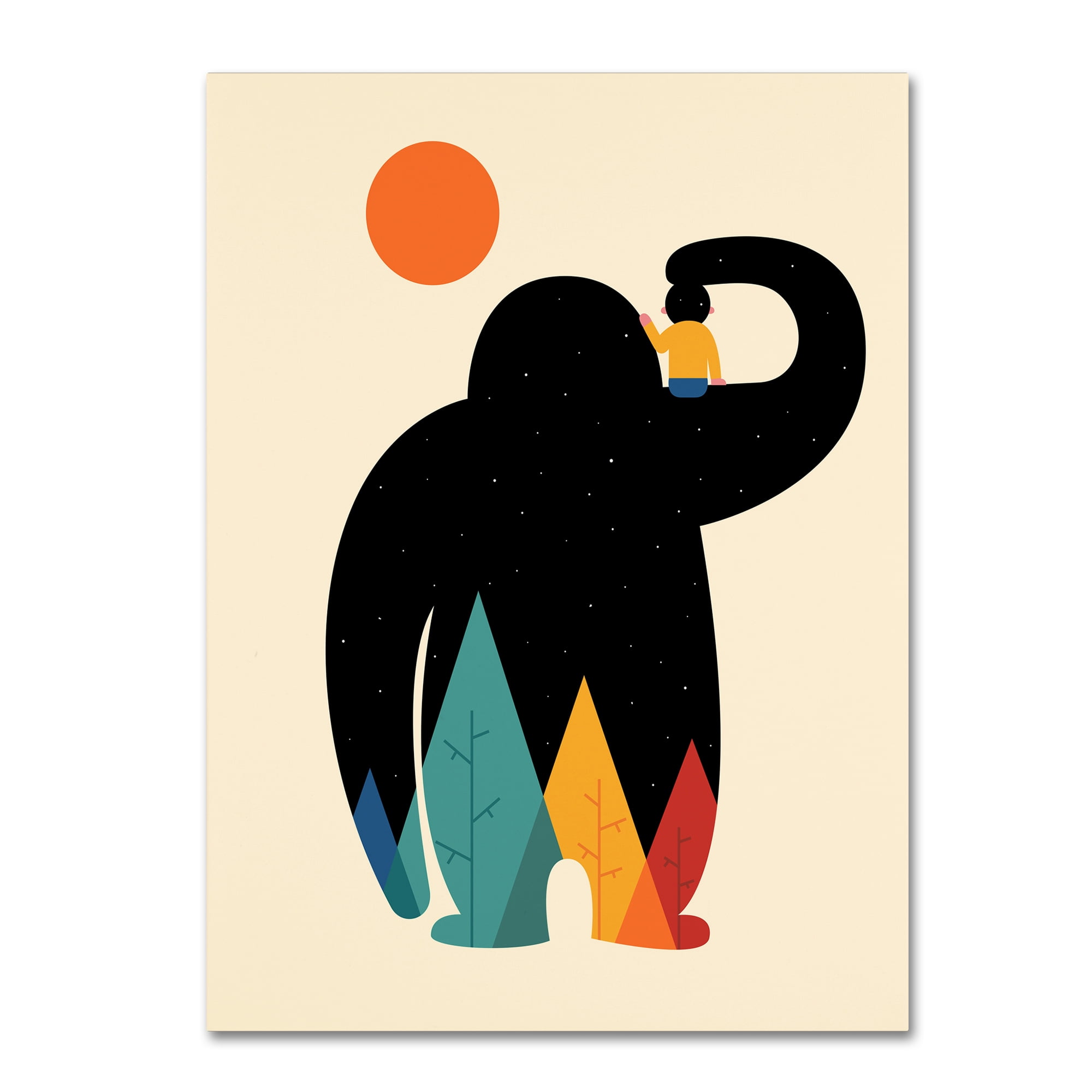 Trademark Fine Art 'Papa' Canvas Art by Andy Westface