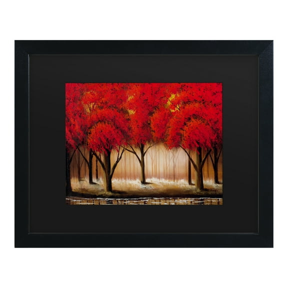 Trademark Fine Art 'Parade of Red Trees II' Canvas Art by Masters Fine Art