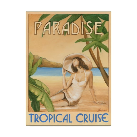Trademark Fine Art 'Paradise Woman' Canvas Art by Ethan Harper