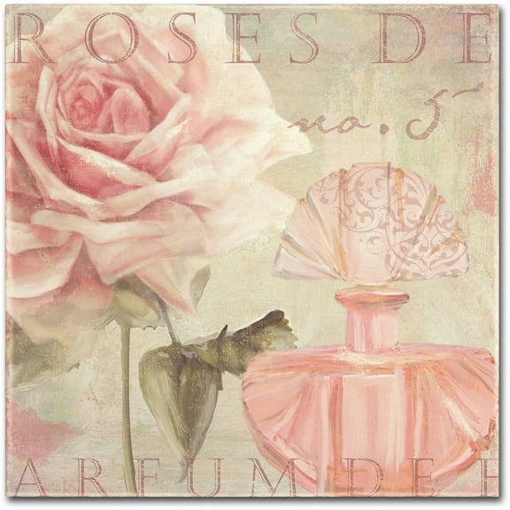 Trademark Fine Art "Parfum de Roses I" Canvas Art by Color Bakery