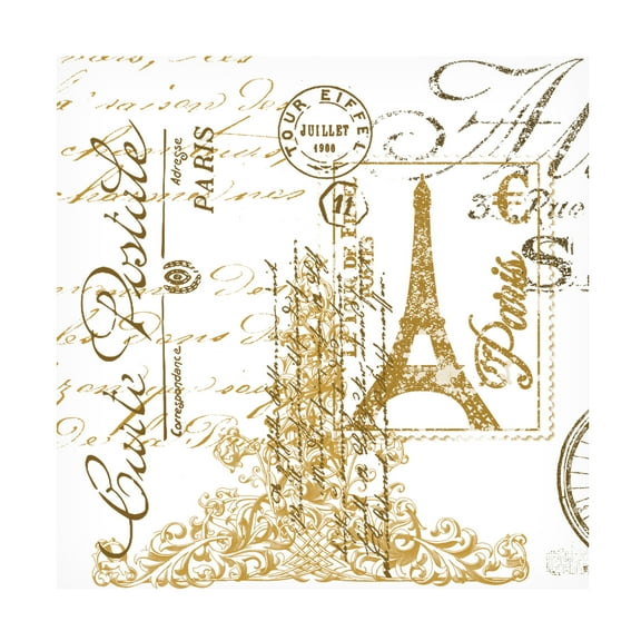 Trademark Fine Art 'Paris 2' Canvas Art by Jean Plout