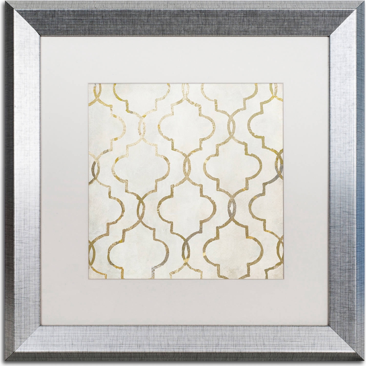 Trademark Fine Art "Paris Apartment IV" Canvas Art by Color Bakery, White Matte, Silver Frame