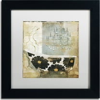 Trademark Fine Art "Paris Bath I" Canvas Art by Color Bakery, White Matte, Black Frame