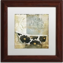 Trademark Fine Art "Paris Bath I" Canvas Art by Color Bakery, White Matte, Wood Frame