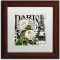 thumbnail image 1 of Trademark Fine Art "Paris Blanc II" Canvas Art by Color Bakery White Matte, Wood Frame, 1 of 1