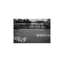 Trademark Fine Art "Paris Bonjour Merci" Canvas Art by Yale Gurney