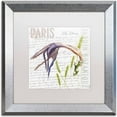 thumbnail image 1 of Trademark Fine Art "Paris Botanique Red Poppy" Canvas Art by Jennifer Redstreake White Matte, Silver Frame, 1 of 3