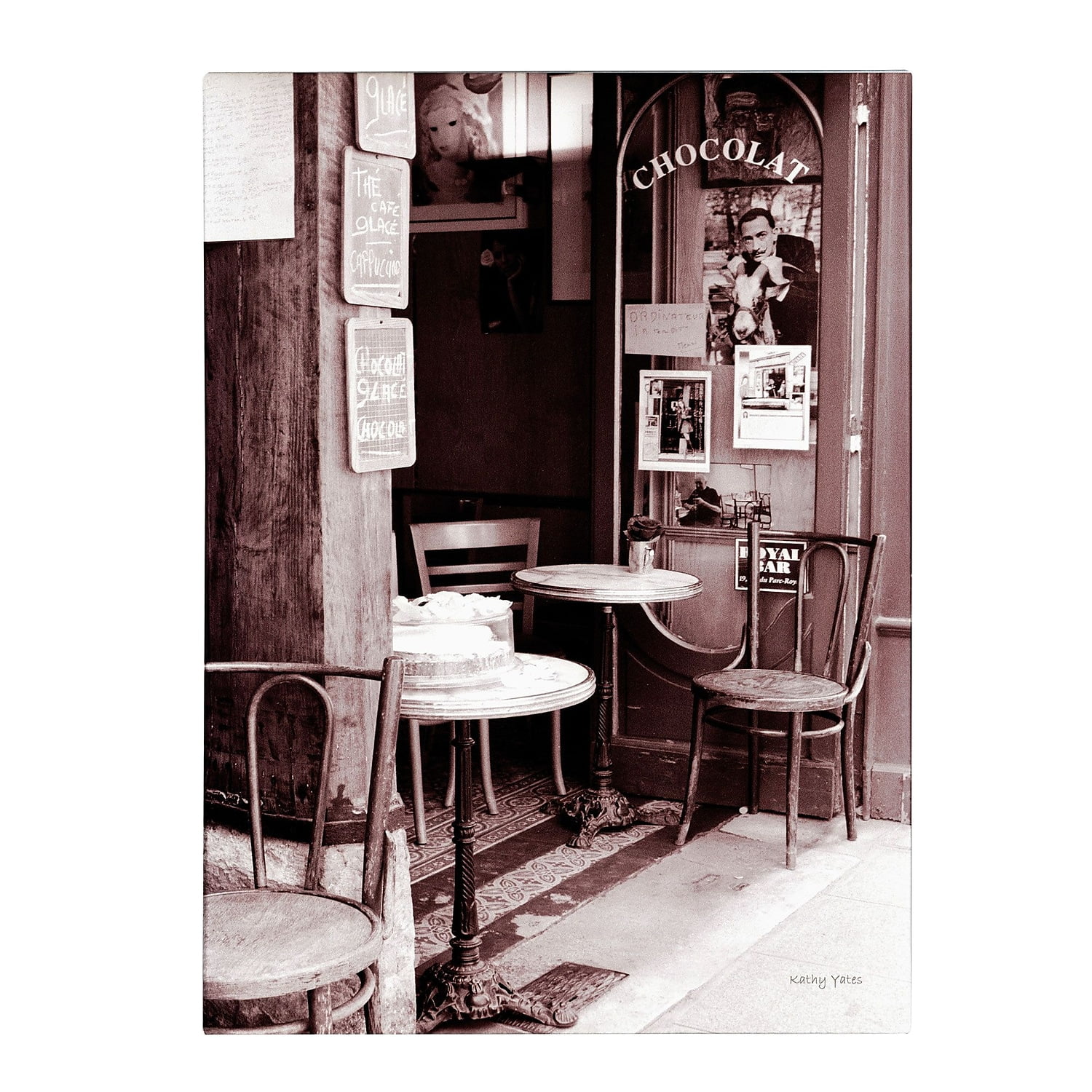 Trademark Fine Art 'Paris Cafe' Canvas Art by Kathy Yates