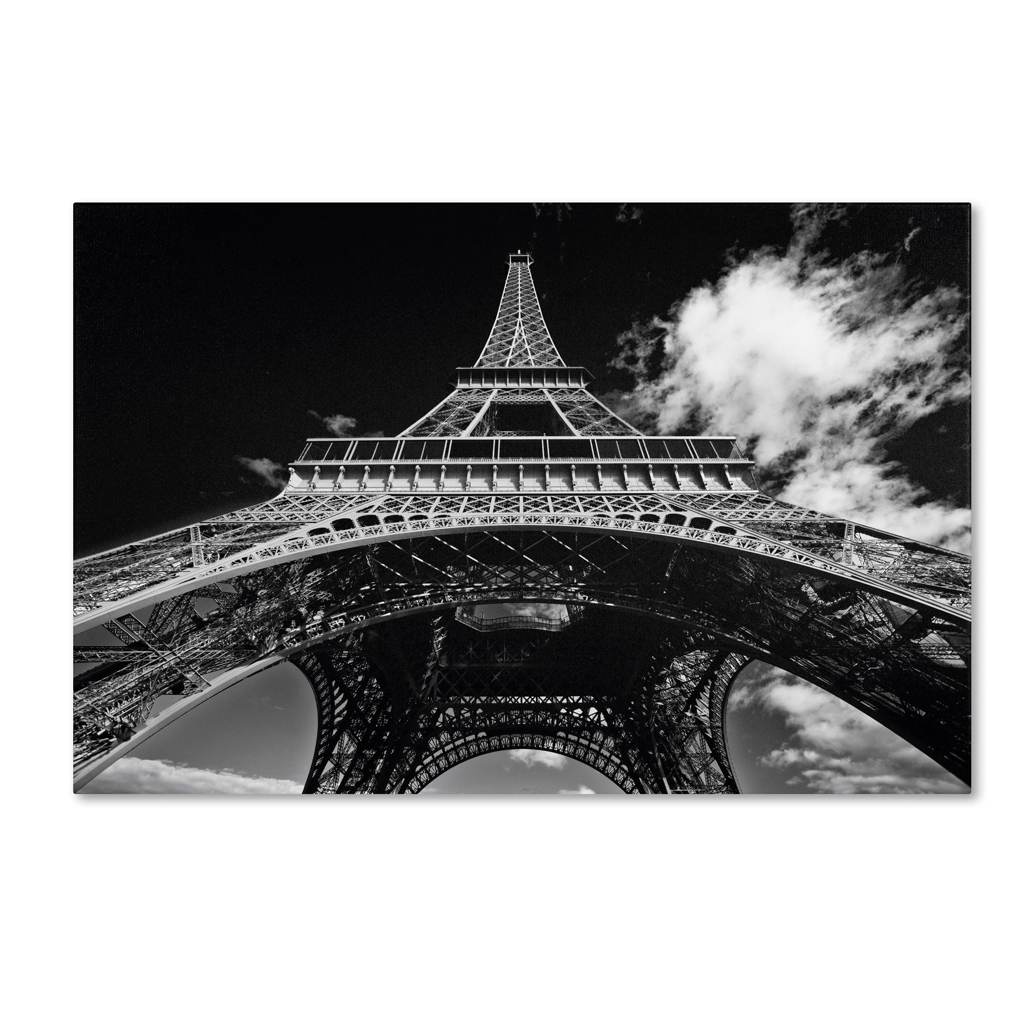 Trademark Fine Art "Paris Eiffel Tower 1" Canvas Art by Yale Gurney