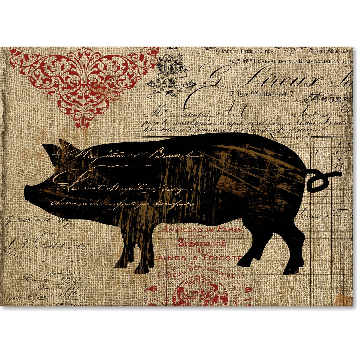 Trademark Fine Art "Paris Farms II" Canvas Art by Color Bakery