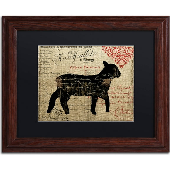 Trademark Fine Art "Paris Farms III" Canvas Art by Color Bakery, Black Matte, Wood Frame