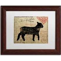 Trademark Fine Art "Paris Farms III" Canvas Art by Color Bakery, White Matte, Wood Frame