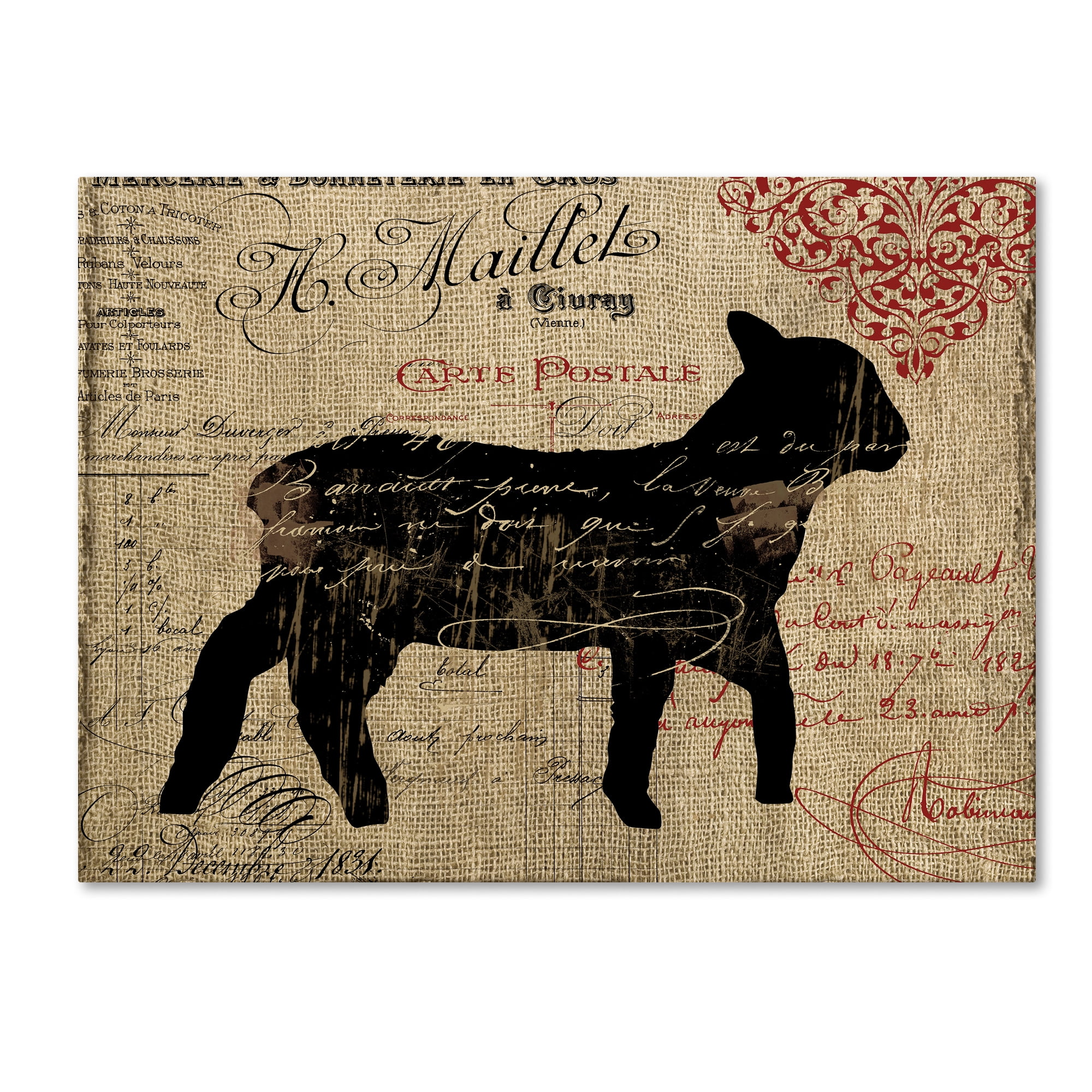 Trademark Fine Art "Paris Farms III" Canvas Art by Color Bakery