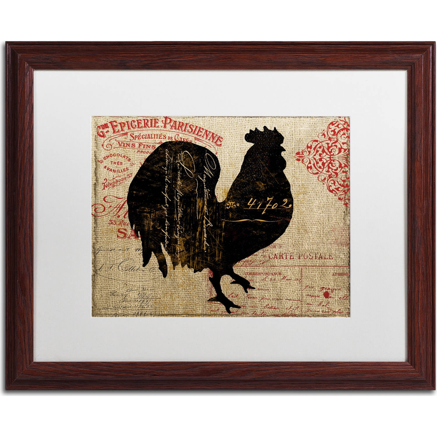 Trademark Fine Art "Paris Farms IV" Canvas Art by Color Bakery, White Matte, Wood Frame