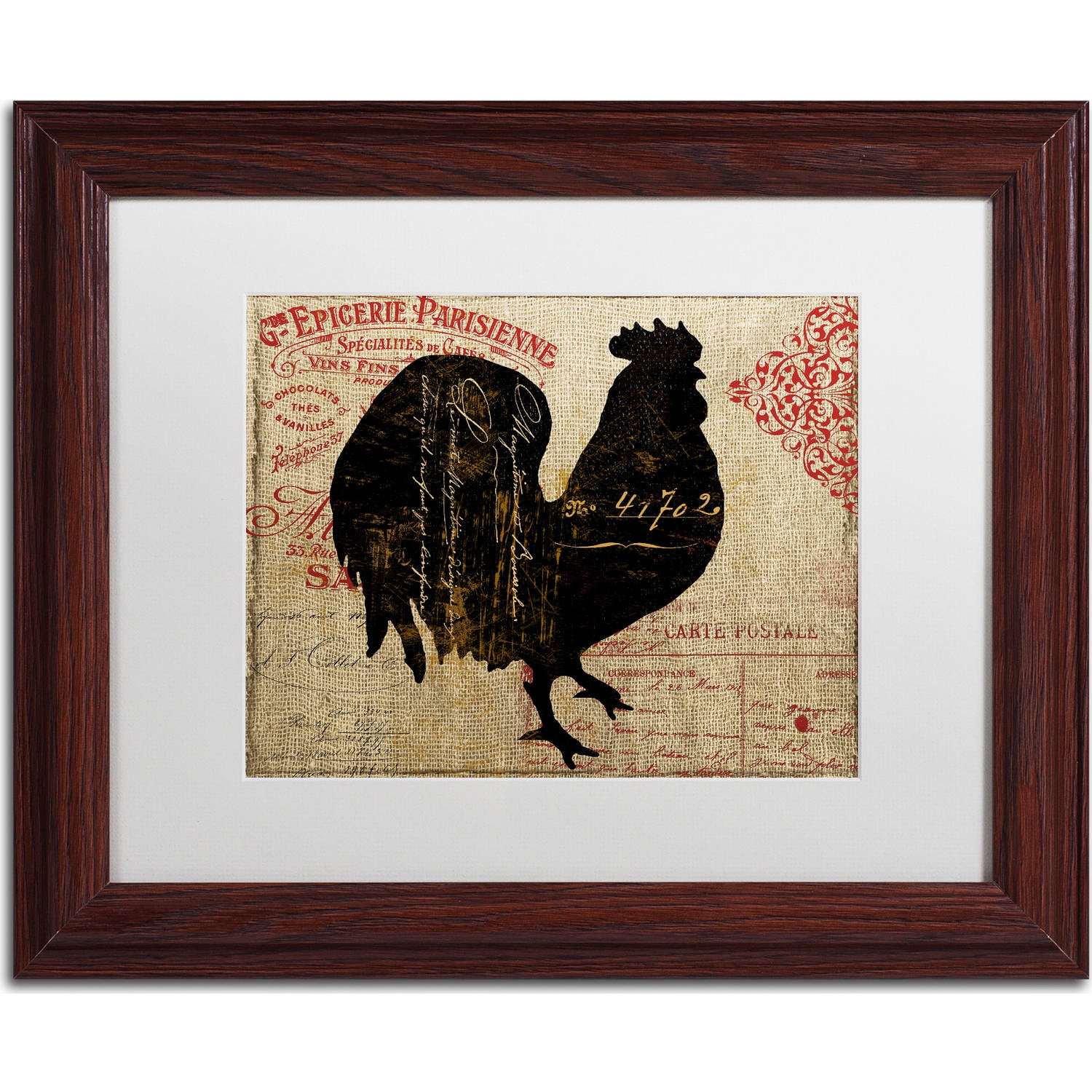 Trademark Fine Art "Paris Farms IV" Canvas Art by Color Bakery, White Matte, Wood Frame