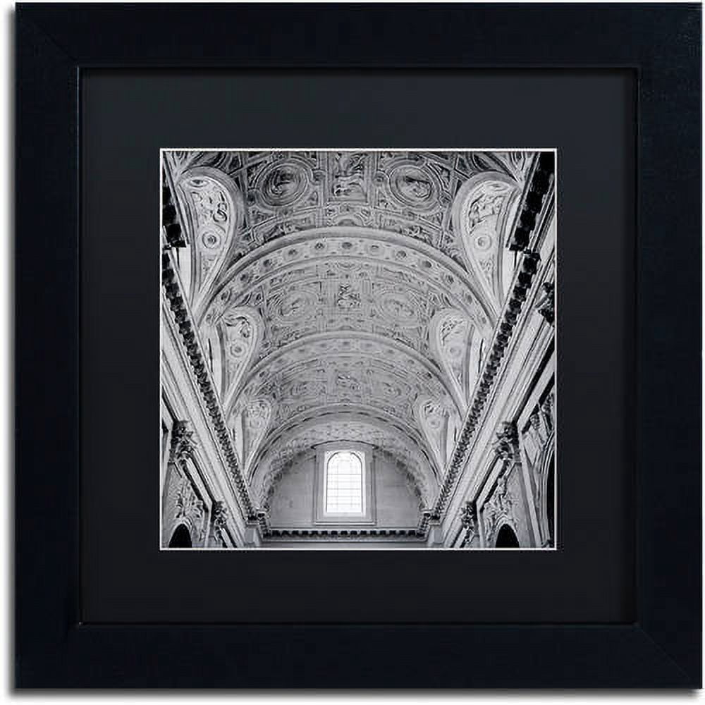 Trademark Fine Art "Paris II" Canvas Art by Alan Blaustein, Black Matte, Black Frame
