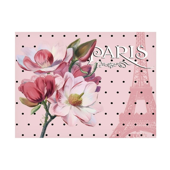 Trademark Fine Art 'Paris Magnolias I' Canvas Art by Tina Lavoie
