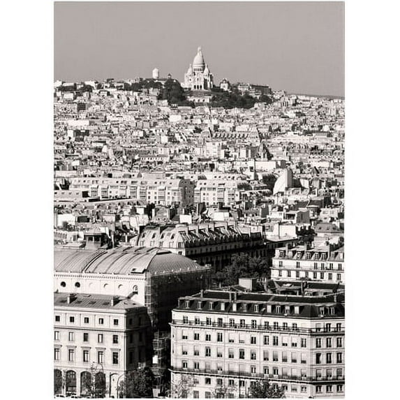 Trademark Fine Art "Paris Montmartre" Canvas Art by Pierre Leclerc