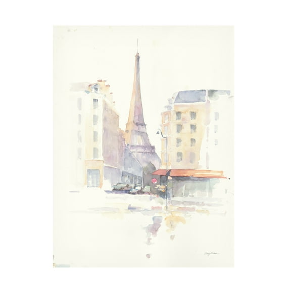 Trademark Fine Art 'Paris Morning' Canvas Art by Avery Tillmon