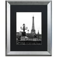 thumbnail image 1 of Trademark Fine Art "Paris Romantic" Canvas Art by Philippe Hugonnard, Black Matte, Silver Frame, 1 of 1