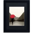 thumbnail image 1 of Trademark Fine Art "Paris Stroll I Feet" Canvas Art by Sue Schlabach, Black Matte, Black Frame, 1 of 4