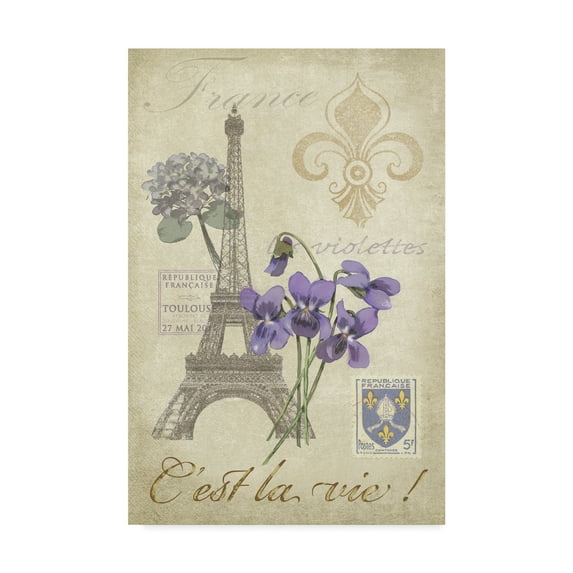 Trademark Fine Art 'Paris Tour I' Canvas Art by Jade Reynolds
