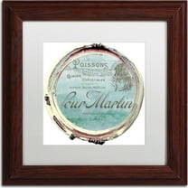 Trademark Fine Art "Paris in Frames 4" Canvas Art by Color Bakery, White Matte, Wood Frame