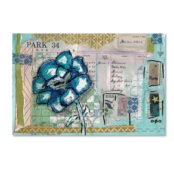 Trademark Fine Art 'Park 34' Canvas Art by Vintage Gypsy