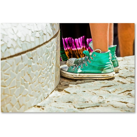 Trademark Fine Art "Park Guells Converse" Canvas Art by Yale Gurney