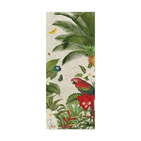 Trademark Fine Art 'Parrot Paradise VII' Canvas Art by Katie Pertiet