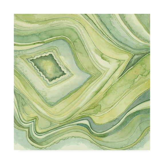 Trademark Fine Art 'Pastel Agate IV' Canvas Art by Megan Meagher