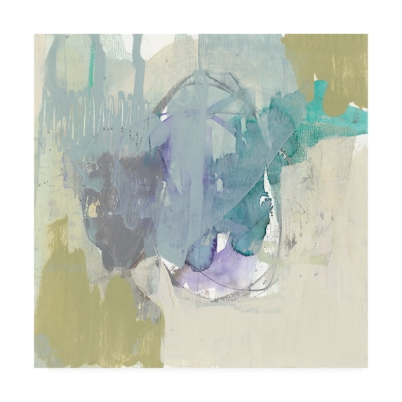 Trademark Fine Art 'Pastel Composition II' Canvas Art by Jennifer Goldberger