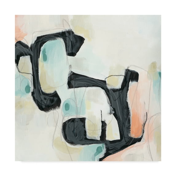 Trademark Fine Art 'Pastel Horizon I' Canvas Art by June Erica Vess