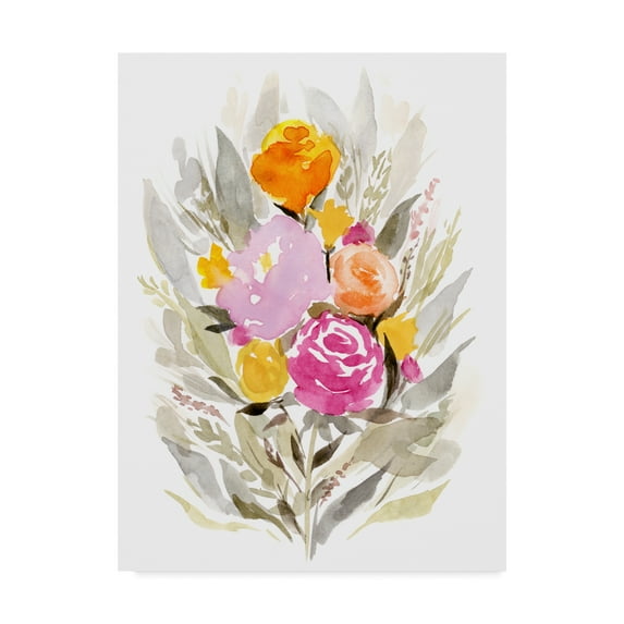Trademark Fine Art 'Pastel Sprig II' Canvas Art by Victoria Borges