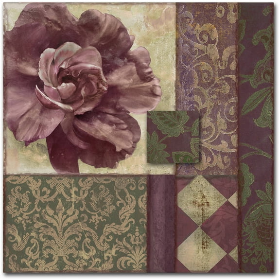 Trademark Fine Art "Patch Work Brocade I" Canvas Art by Color Bakery