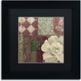 thumbnail image 1 of Trademark Fine Art "Patch Work Brocade II" Canvas Art by Color Bakery Black Matte, Black Frame, 1 of 4