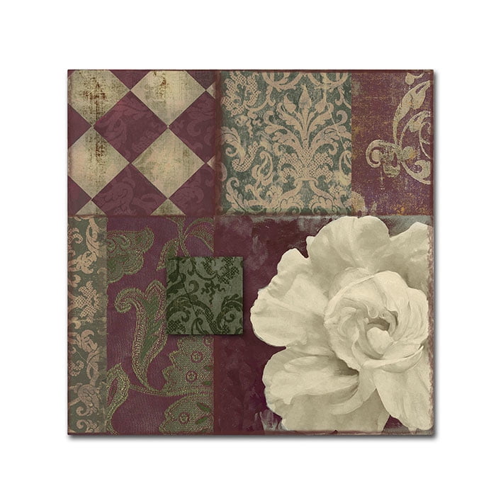 Trademark Fine Art "Patch Work Brocade II" Canvas Art by Color Bakery