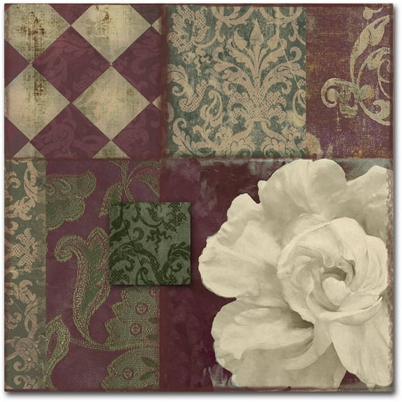 Trademark Fine Art "Patch Work Brocade II" Canvas Art by Color Bakery