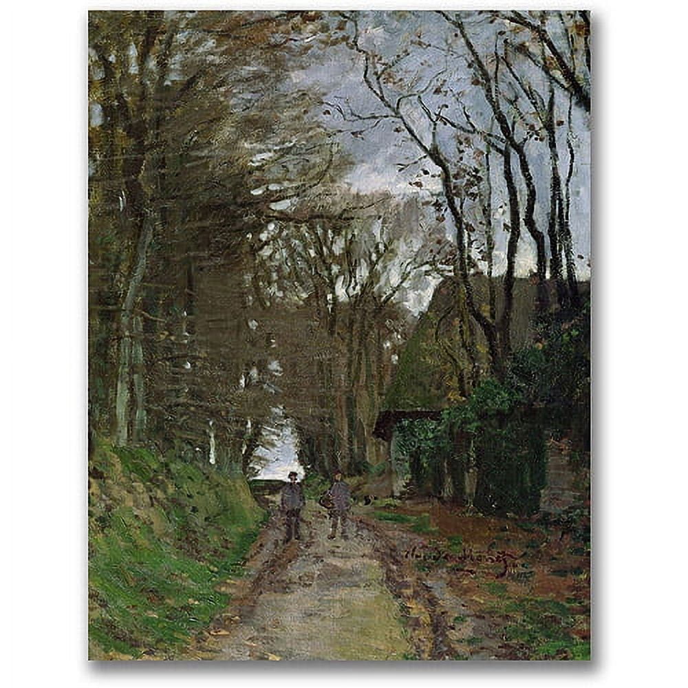 Trademark Fine Art "Path In Normandy" Canvas Wall Art by Claude Monet