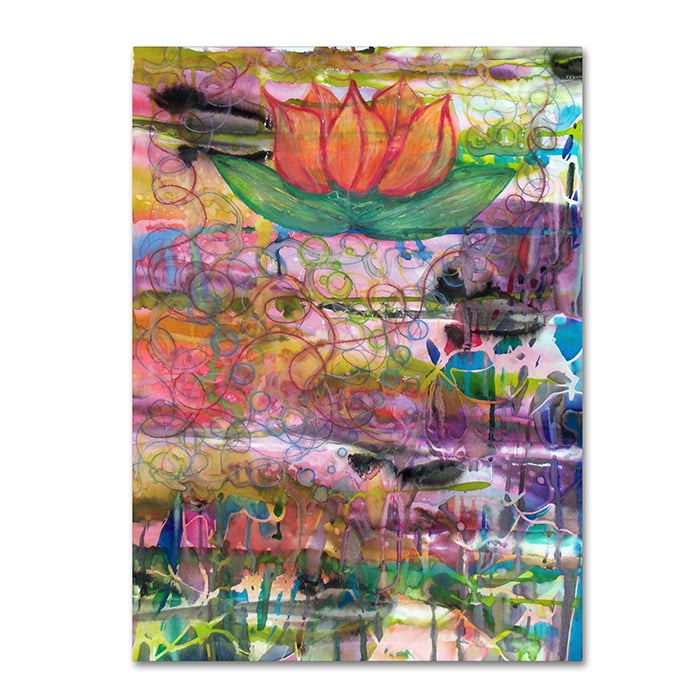 Lauren Moss 'Path to Enlightenment' 14 x 19 Canvas Art
