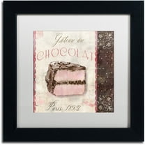Trademark Fine Art "Patisserie XI" Canvas Art by Color Bakery White Matte, Black Frame