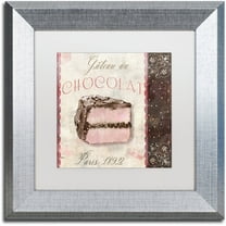 Trademark Fine Art "Patisserie XI" Canvas Art by Color Bakery White Matte, Silver Frame