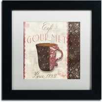 Trademark Fine Art "Patisserie XII" Canvas Art by Color Bakery White Matte, Black Frame