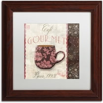 Trademark Fine Art "Patisserie XIII" Canvas Art by Color Bakery White Matte, Wood Frame