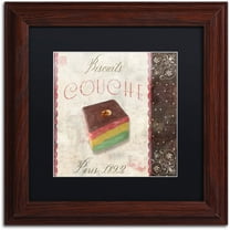 Trademark Fine Art "Patisserie XIV" Canvas Art by Color Bakery Black Matte, Wood Frame