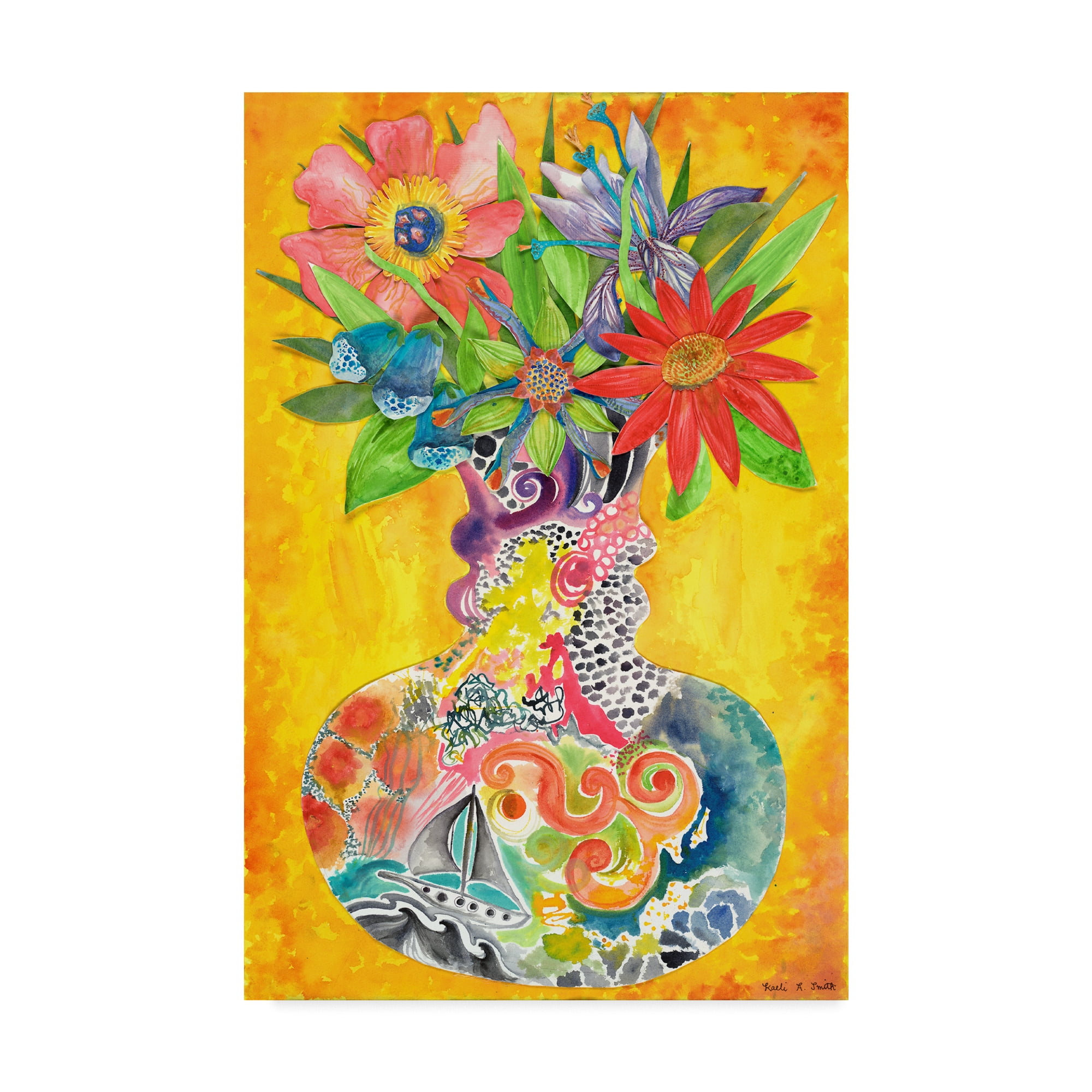 Trademark Fine Art 'Patricia' Canvas Art by Kaeli Smith