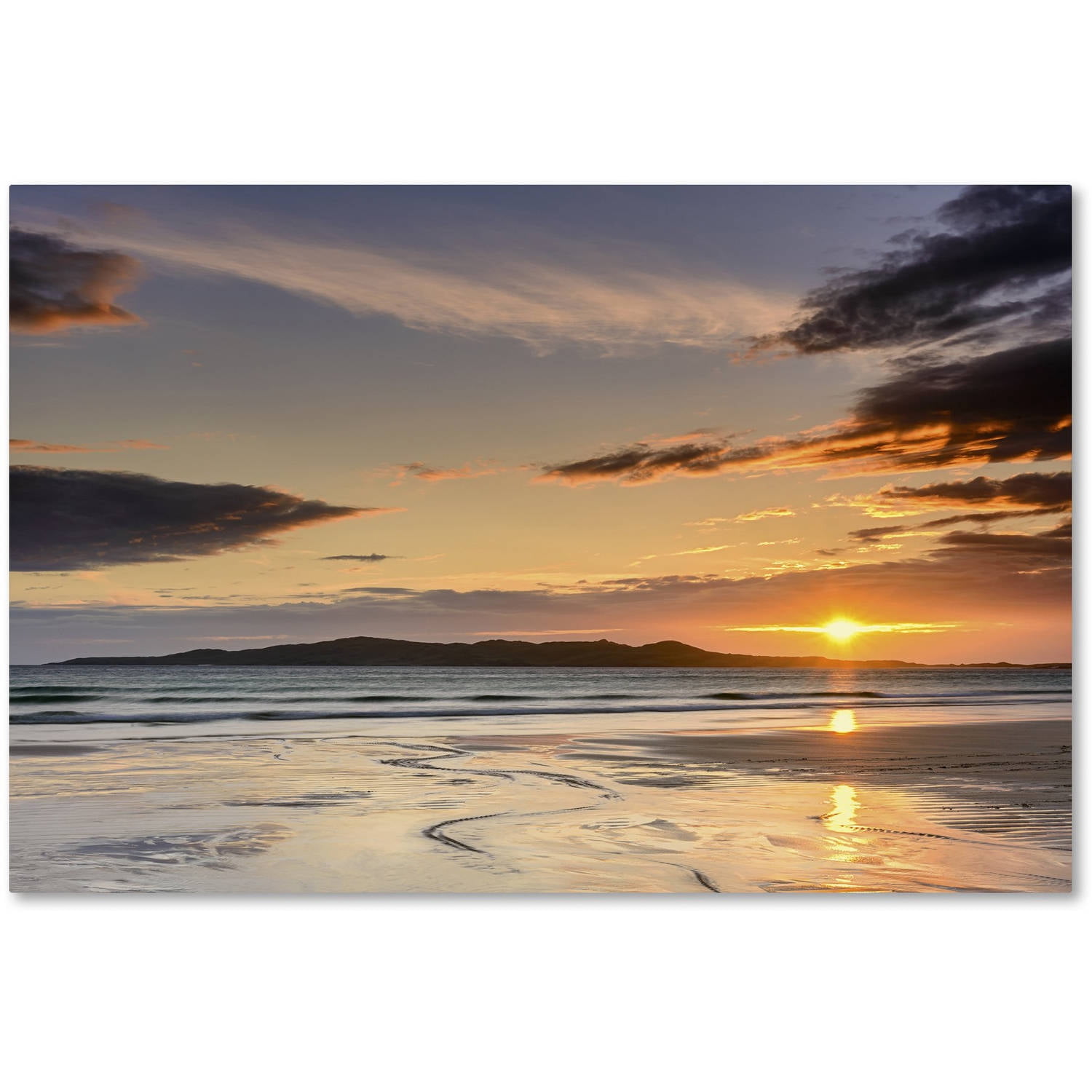 Trademark Fine Art 'Patterns in Sand' Canvas Art by Michael Blanchette Photography