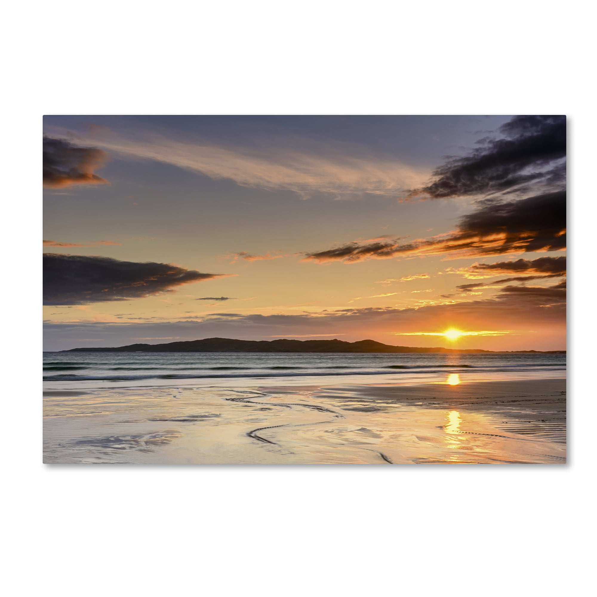 Trademark Fine Art 'Patterns in Sand' Canvas Art by Michael Blanchette Photography