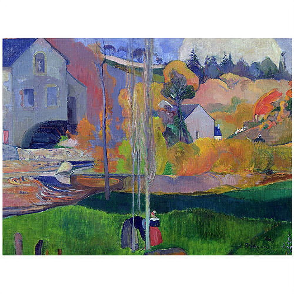 Trademark Fine Art Paul Gauguin 'Brittany Landscape-David Mill, 1894' Canvas 26x32 Inches