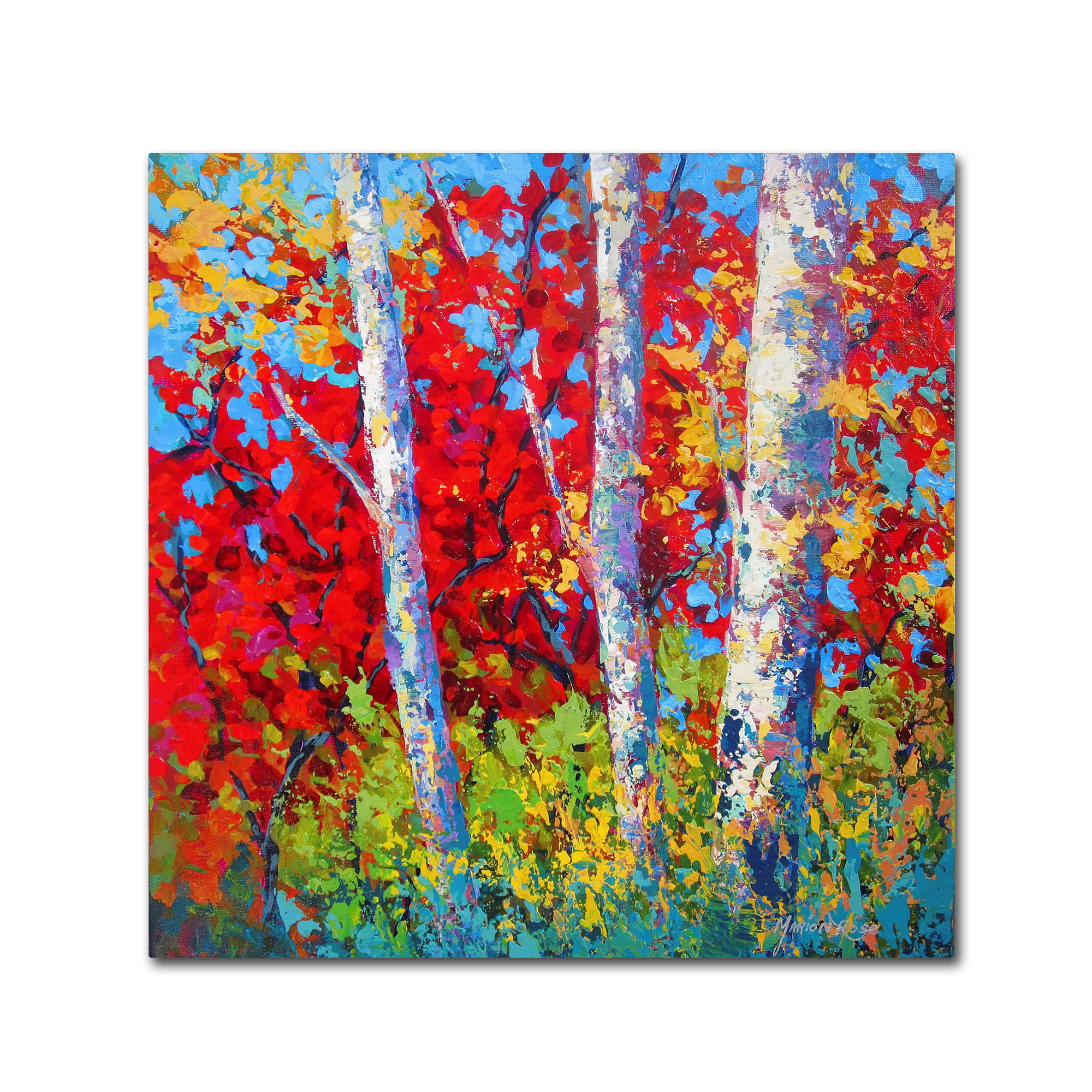 Trademark Fine Art 'Pause' Canvas Art by Marion Rose